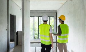 structural engineering - Structural engineers conducting an on-site property inspection.