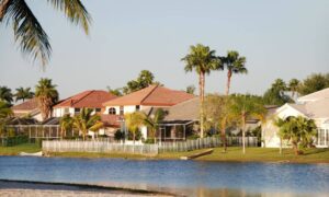 Lakefront homes with docks where a closing survey helps confirm property boundaries