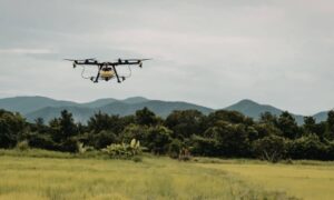 Aerial drone mapping open land - ALTA Survey Alabama Drone land surveying used to map terrain and elevation across open land